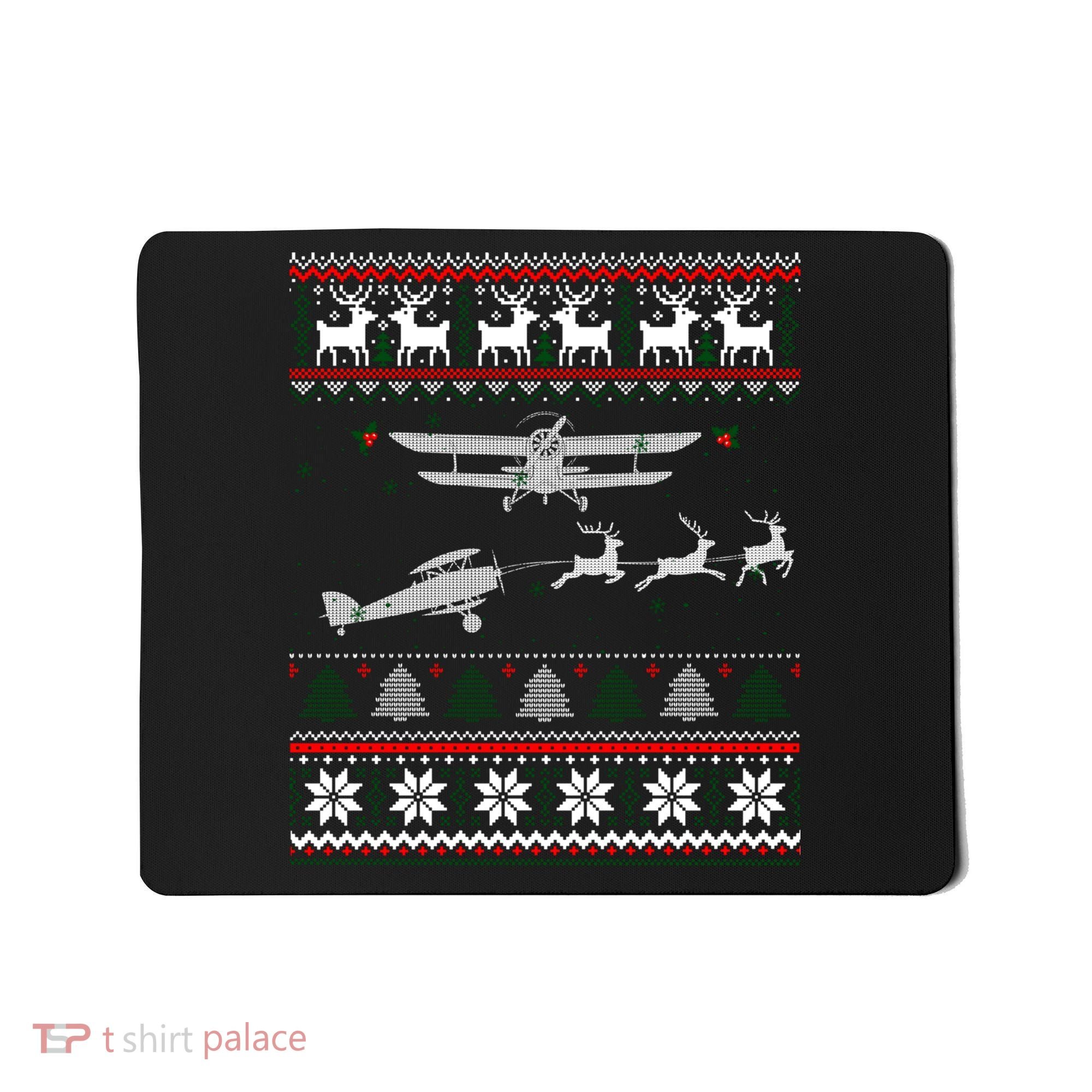 Best Christmas Thanksgiving Gift Pilots Aviation Ugly Mousepad