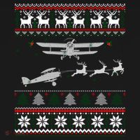 Best Christmas Thanksgiving Gift Pilots Aviation Ugly Mousepad thumb 1