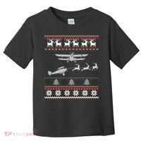 Best Christmas Thanksgiving Gift Pilots Aviation Ugly Toddler T-Shirt thumb 0