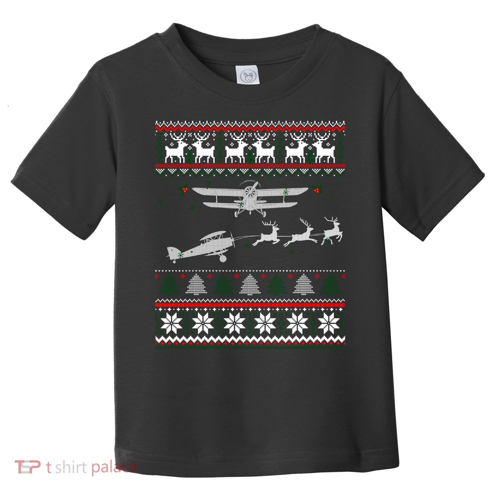 Best Christmas Thanksgiving Gift Pilots Aviation Ugly Toddler T-Shirt