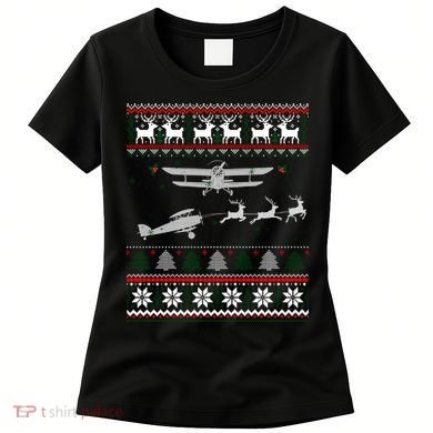 Best Christmas Thanksgiving Gift Pilots Aviation Ugly Women's T-Shirt