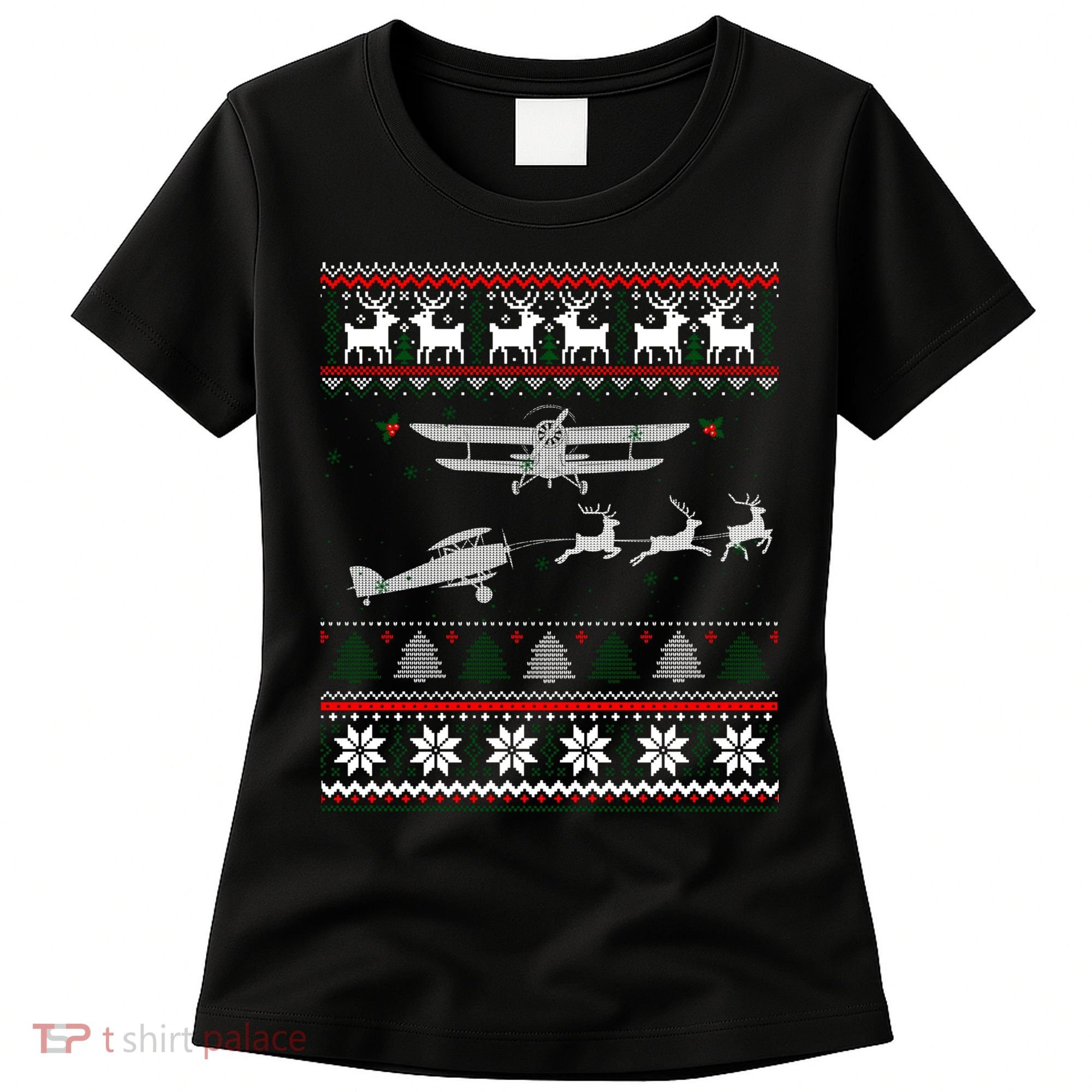 Best Christmas Thanksgiving Gift Pilots Aviation Ugly Women's T-Shirt