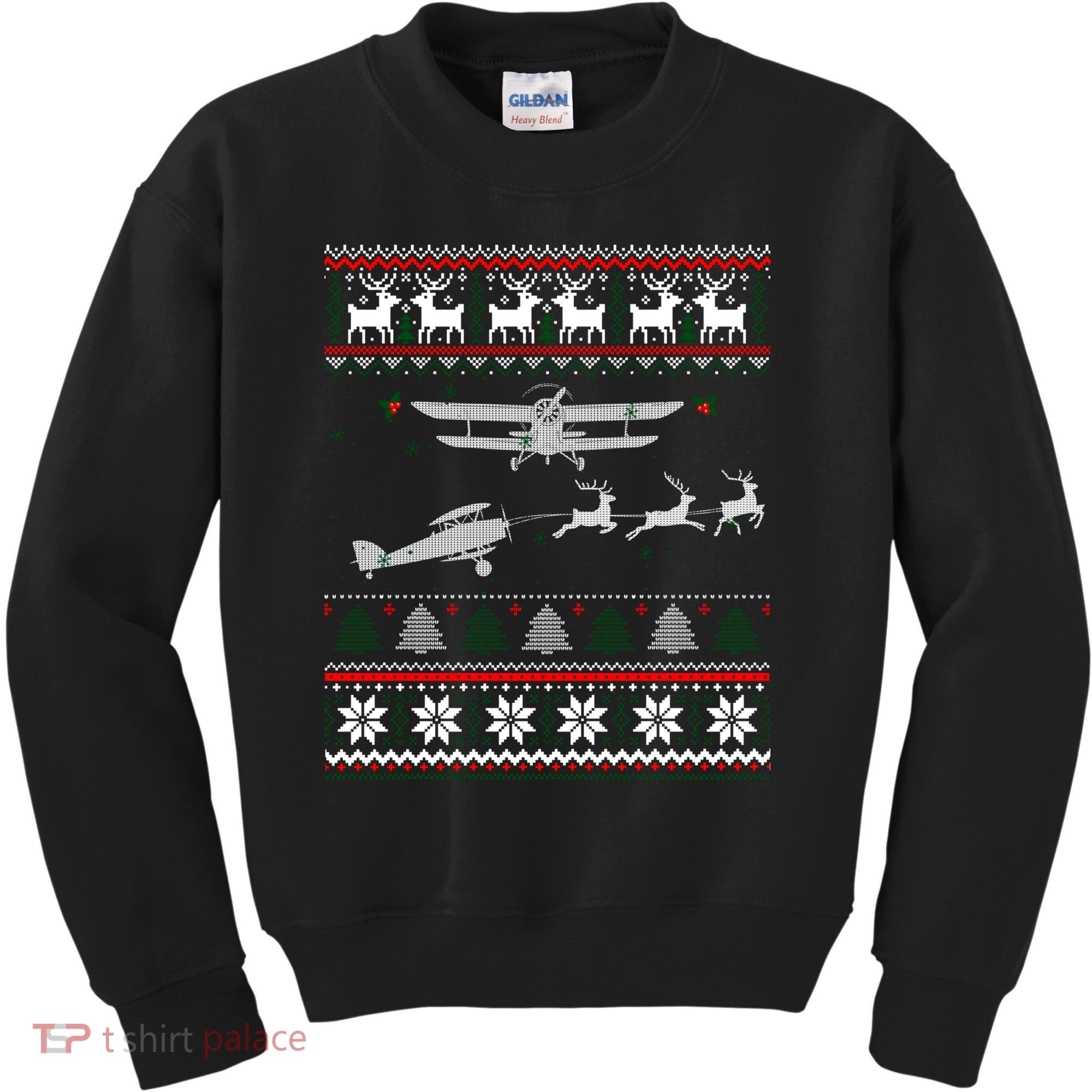 Best Christmas Thanksgiving Gift Pilots Aviation Ugly Kids Sweatshirt
