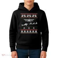 Best Christmas Thanksgiving Gift Pilots Aviation Ugly Kids Hoodie thumb 4