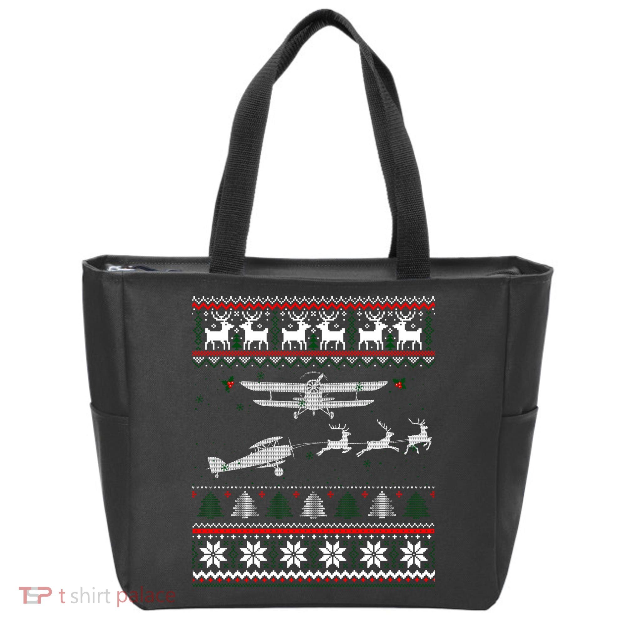 Best Christmas Thanksgiving Gift Pilots Aviation Ugly Tote Bag
