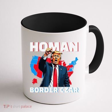 Border Czar Tom Homan Trump President Elect Maga Support Coffee Mug back
