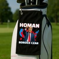 Border Czar Tom Homan Trump President Elect Maga Support Golf Towel thumb 2