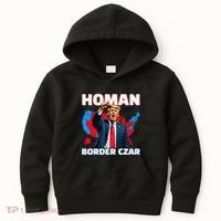 Border Czar Tom Homan Trump President Elect Maga Support Kids Hoodie thumb 0