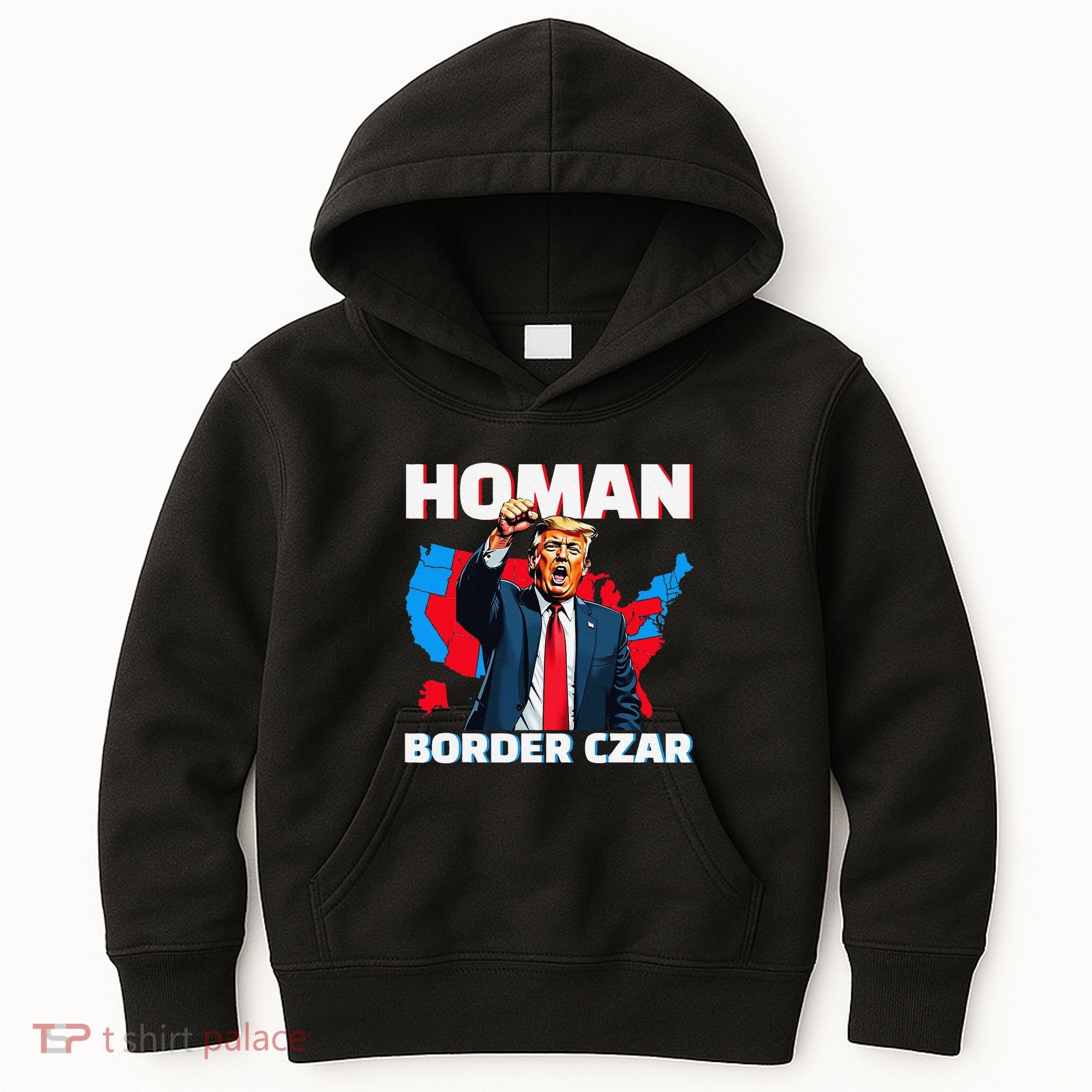 Border Czar Tom Homan Trump President Elect Maga Support Kids Hoodie