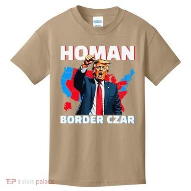 Border Czar Tom Homan Trump President Elect Maga Support Kids T-Shirt