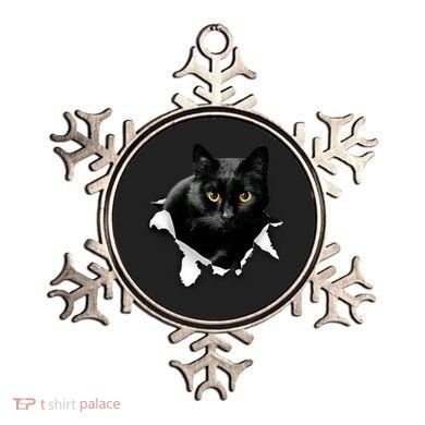 Black Cat Torn Cloth Gifts For Cat Lover Cat Dad Cat Mom Ornament