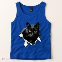 Black Cat Torn Cloth Gifts For Cat Lover Cat Dad Cat Mom Tank Top thumb 2
