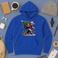 Bigfoot Christmas Tree Lights Xmas Sasquatch Lovers Gift Hoodie thumb 3