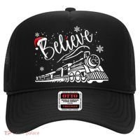 Believe Christmas Train Holiday Hat thumb 0