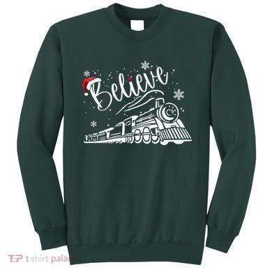 Believe Christmas Train Holiday Sweatshirt