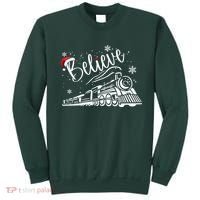 Believe Christmas Train Holiday Sweatshirt thumb 0