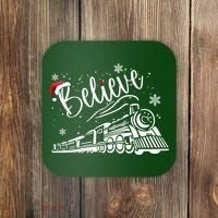 Believe Christmas Train Holiday Coaster thumb 0