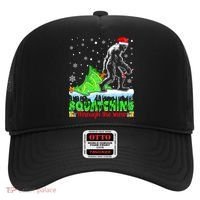 Bigfoot Christmas Tree Squatching Through The Snow Hat thumb 0