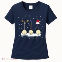 Banjo Christmas Tree With Santa Hat Xmas Women's T-Shirt thumb 0