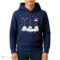 Banjo Christmas Tree With Santa Hat Xmas Kids Hoodie thumb 4