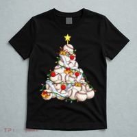Baseball Christmas Tree Holiday PJs for Players & Coaches T-Shirt thumb 5