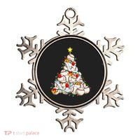 Baseball Christmas Tree Holiday PJs for Players & Coaches Ornament thumb 0