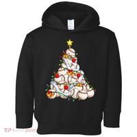 Baseball Christmas Tree Holiday PJs for Players & Coaches Toddler Hoodie thumb 0
