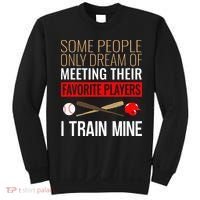Baseball Coach Trainer Bat And Ball Sports Lover Quote Sweatshirt thumb 0