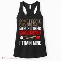 Baseball Coach Trainer Bat And Ball Sports Lover Quote Women's Tank Top thumb 0