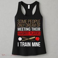 Baseball Coach Trainer Bat And Ball Sports Lover Quote Women's Tank Top thumb 3