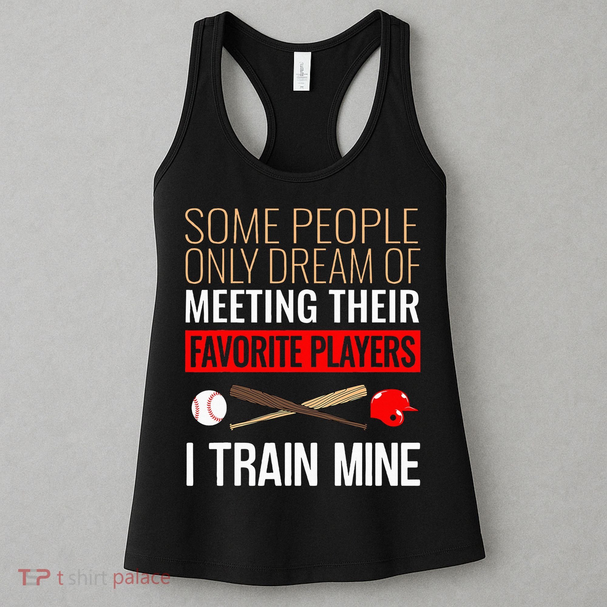 Baseball Coach Trainer Bat And Ball Sports Lover Quote Women's Tank Top