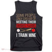 Baseball Coach Trainer Bat And Ball Sports Lover Quote Tank Top thumb 0