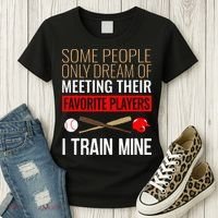 Baseball Coach Trainer Bat And Ball Sports Lover Quote Women's T-Shirt thumb 3