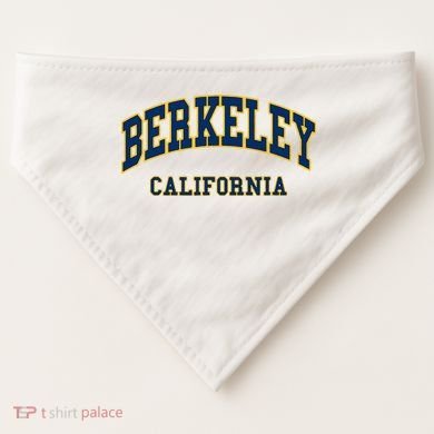 Berkeley California Throwback Design Classic USA-Made Doggie Bandana