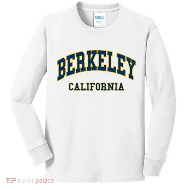 Berkeley California Throwback Design Classic Kids Long Sleeve Shirt