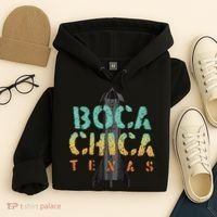 Boca Chica Texas Starship Cool Retro Hoodie thumb 4