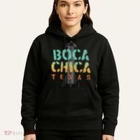 Boca Chica Texas Starship Cool Retro Hoodie thumb 5