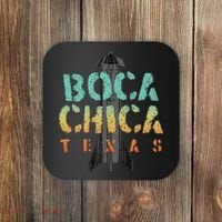 Boca Chica Texas Starship Cool Retro Coaster thumb 0