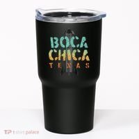 Boca Chica Texas Starship Cool Retro Tumbler thumb 0