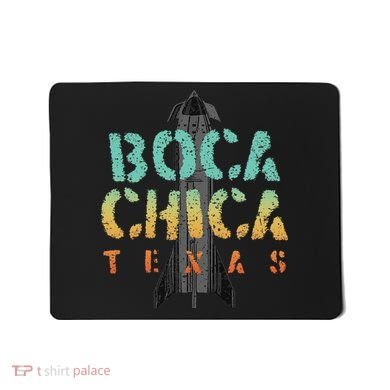 Boca Chica Texas Starship Cool Retro Mousepad