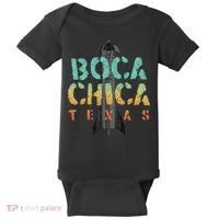 Boca Chica Texas Starship Cool Retro Baby Bodysuit thumb 0