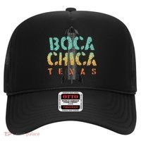 Boca Chica Texas Starship Cool Retro Hat thumb 0
