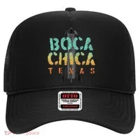 Boca Chica Texas Starship Cool Retro Hat thumb 0