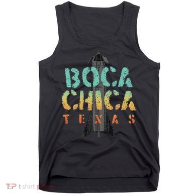 Boca Chica Texas Starship Cool Retro Tank Top