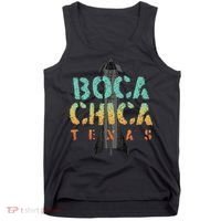 Boca Chica Texas Starship Cool Retro Tank Top thumb 0