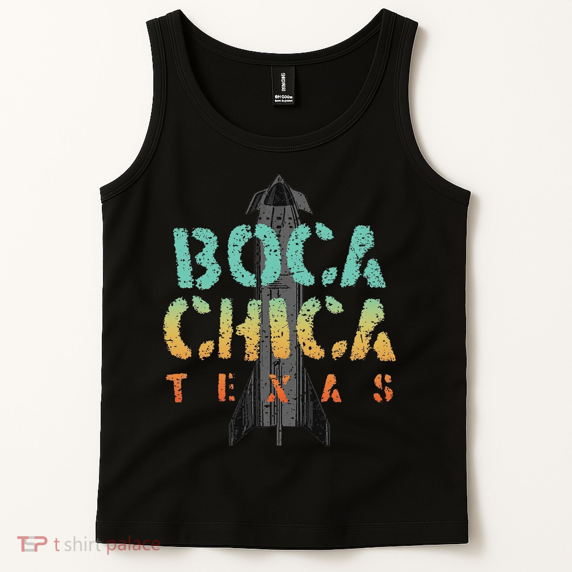 Boca Chica Texas Starship Cool Retro Tank Top