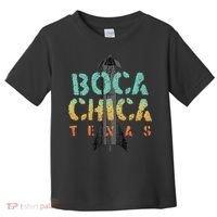 Boca Chica Texas Starship Cool Retro Toddler T-Shirt thumb 0