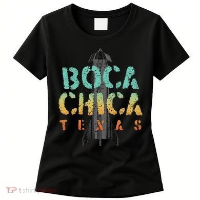 Boca Chica Texas Starship Cool Retro Women's T-Shirt