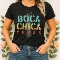 Boca Chica Texas Starship Cool Retro Women's T-Shirt thumb 2