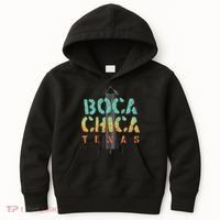 Boca Chica Texas Starship Cool Retro Kids Hoodie thumb 0